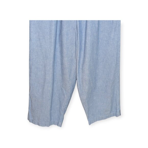 Cabin Creek Women's Lightweight Denim Casual Crop Pants w/Elastic Waist Size 18 - Picture 3 of 13